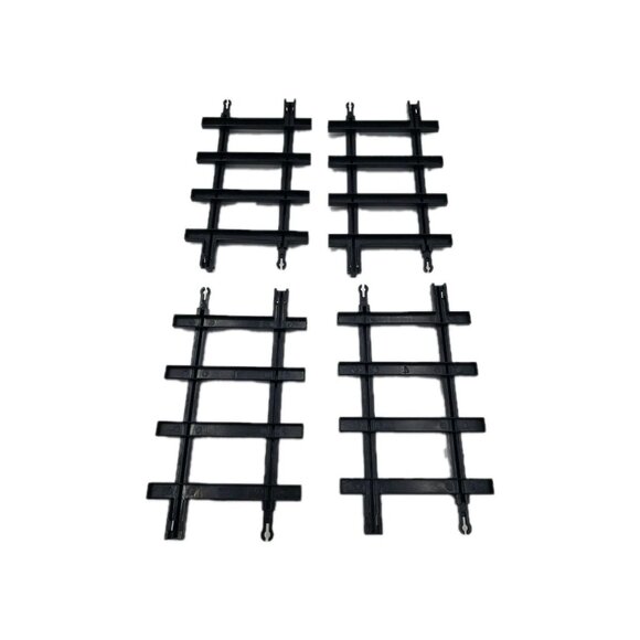 4 Replacement Straight Track Pieces For North Pole Junction Christmas Train EUC - Picture 3 of 9